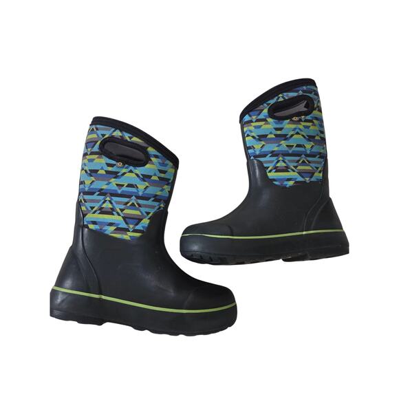 Bogs Kids Classic II Mountain Geo 3 Season Boots - Picture 1 of 9